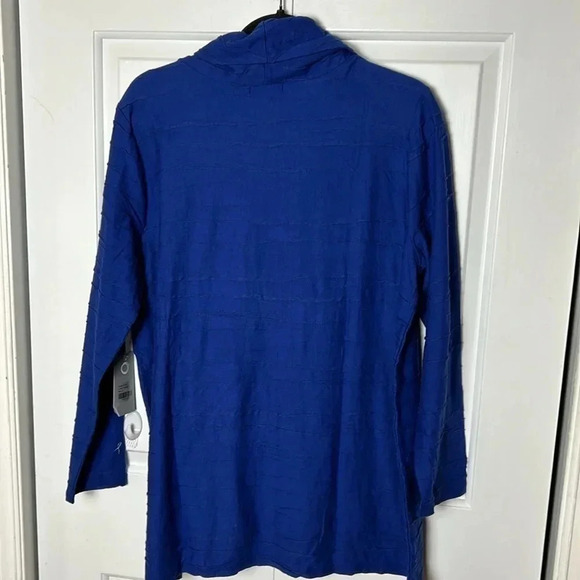 HABITAT. Linen blend,Faux wrap top,tunic,Pullover,cowl neck,loose,PTP 22”   NWT - Picture 5 of 15